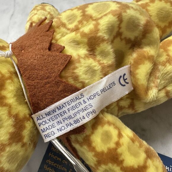 Grateful Dead Sunflower Bean Bear 7" Plush w/ Tag Dancing Bear Liquid Blue - Picture 9 of 13